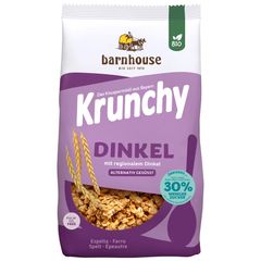 Organic Krunchy Spelt, reduced sugar, 600g – 6-pack value pack from Barnhouse