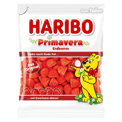 HARIBO Primavera Erdbeeren 175g