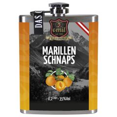 Piroschka Marillen Schnaps im Flachmann 200ml