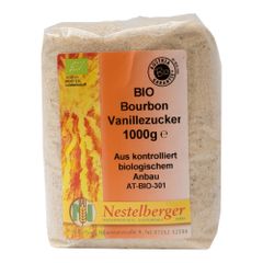 Bio Bourbon Vanillezucker 1000g von Nestelberger