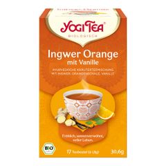 Bio Ingwer Orange Tee á 18g - 6er Vorteilspack von Yogi Tea