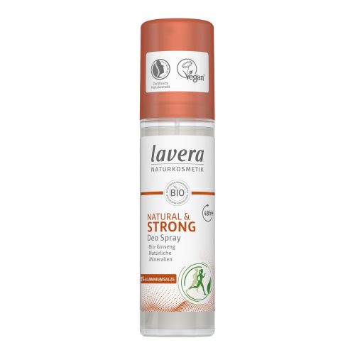 Bio Deo Spray Strong 75ml - 4er Vorteilspack von Lavera Naturkosmetik