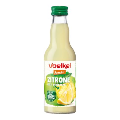 Bio Zitronensaft MW 200ml - 12er Vorteilspack von Voelkel