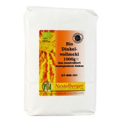 Bio Dinkelvollmehl 1000g von Nestelberger