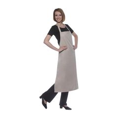 Latzschürze Basic sand 3er von Karlowsky Pure
