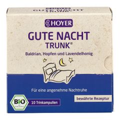 Bio Gute Nacht-Trunk 10x10ml 100ml - 5er Vorteilspack von Hoyer