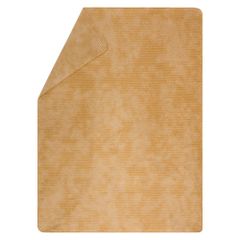 Kuscheldecke Struktur Farbe Goldgelb 150x200cm von David Fussenegger