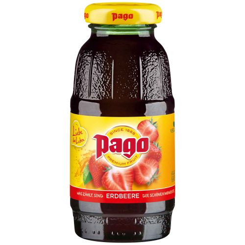 Pago Erdbeer 200ml Einweg- 24er Vorteilspack von Pago