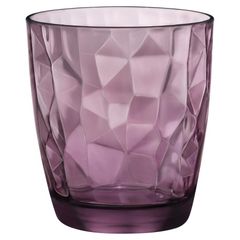 Diamond Wasserglas purple - 6er Vorteilspack von Bormioli