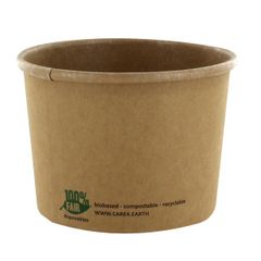 Suppenbecher Pappe rund 350ml 25 Stück