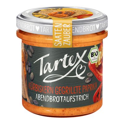 Bio Kürbiskern Gegrillte Paprika 135g - 6er Vorteilspack von Tartex