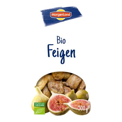 Bio Feigen handverlesen getrocknet 500g - 6er Vorteilspack von Morgenland