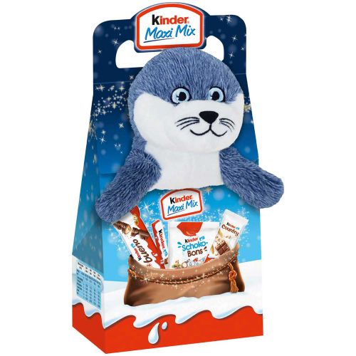 Kinder Maxi Mix Plüschtier Robbe 133g von Kinder