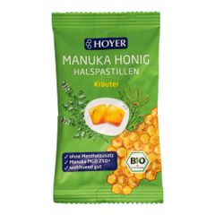 Bio Manukapastillen Kräuter 30g - 12er Vorteilspack von Hoyer