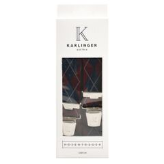 Elastischer Hosenträger bordeaux gemustert Breite 35mm, Länge 110cm Verpackung