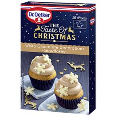 Dr. Oetker White Chocolate Decorations Snowflakes - 38g