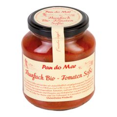 Bio Thunfisch in Tomaten Sauce 370ml - 9er Vorteilspack von Pan Do Mar