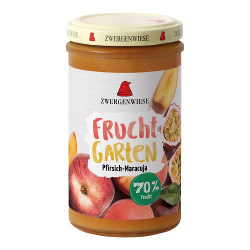 Organic peach passion fruit 225g - value pack of 6 from Zwergenwiese