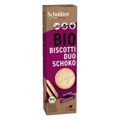Bio Biscotti Duo Schokolade 130g - 12er Vorteilspack von Schnitzer Glutenfreiheit
