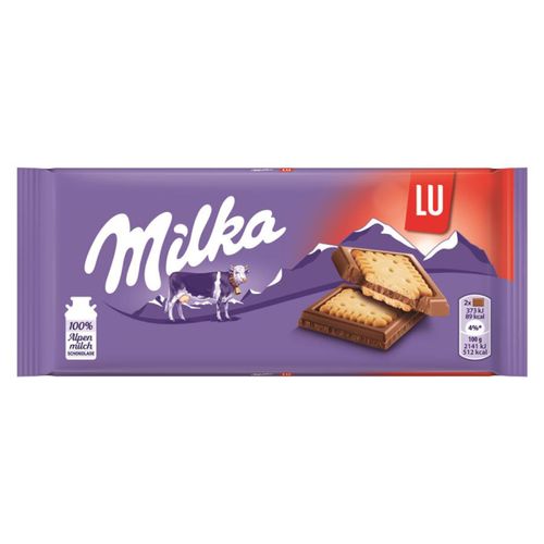 Milka Alpenmilch & Lu Kekse 87g von Milka